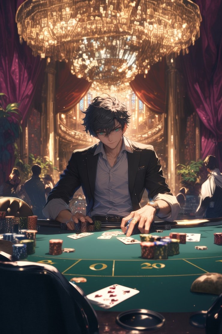 French roulette wheel and betting table at domino99 live studio